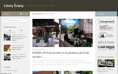 Portal Cztery Ściany już dostępny online