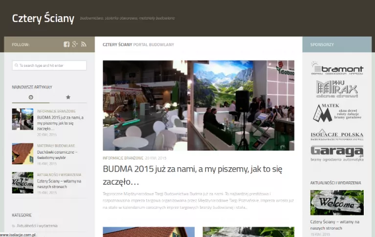 Portal Cztery Ściany już dostępny online