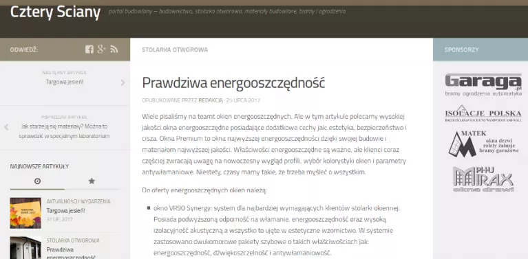 Nowe tematy na portalu