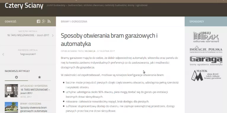 Nowe tematy na portalu