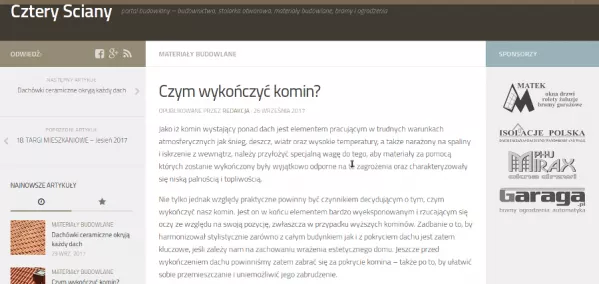Materiały budowlane na blogu budowlanym
