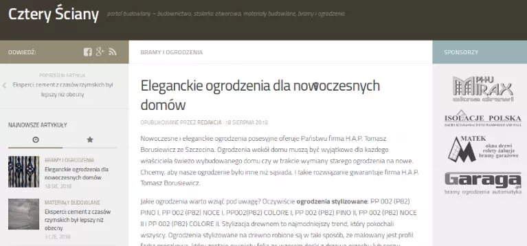 Nowe zagadnienie na blogu budowlanym