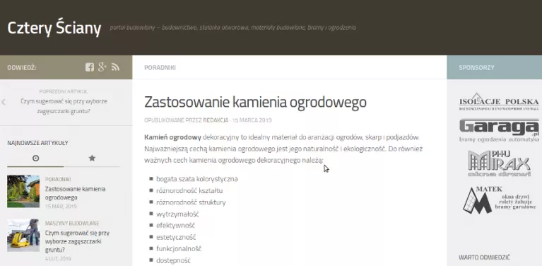 Porady na naszym blogu budowlanym