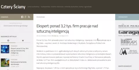 Nowoczesne technologie również na blogu