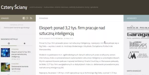 Nowoczesne technologie również na blogu