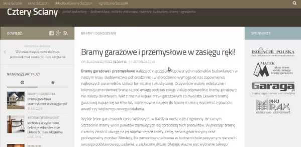 Nasze bramy na blogu budowlanym