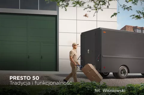 Brama dwuskrzydłowa PRESTO 50 - nowość