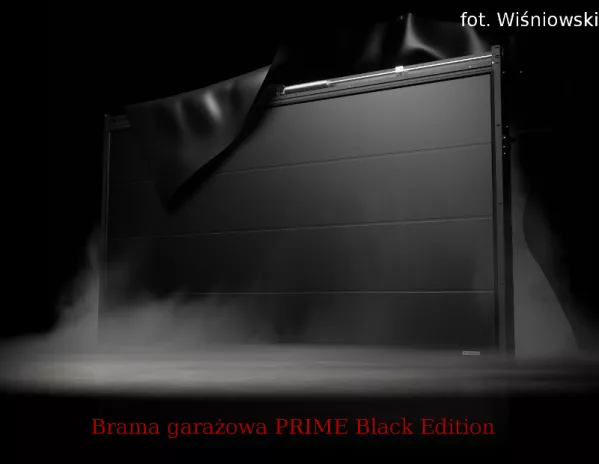 Brama w kolorze czerni - produkt najwyższej jakości