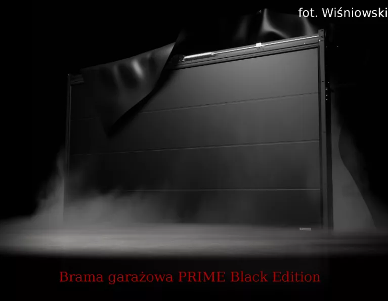 Brama w kolorze czerni - produkt najwyższej jakości