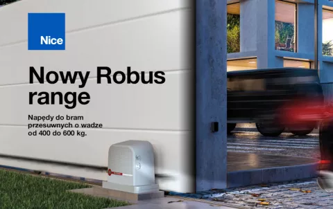 Robus - nowa generacja napędów do bram przesuwnych marki Nice