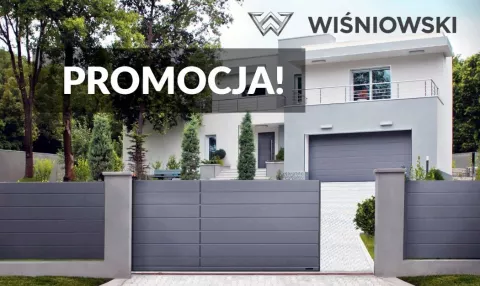 Wiosenna promocja bram garażowych i ogrodzeń marki WIŚNIOWSKI!