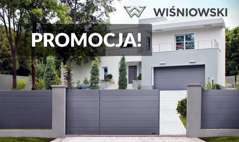 Wiosenna promocja bram garażowych i ogrodzeń marki WIŚNIOWSKI!