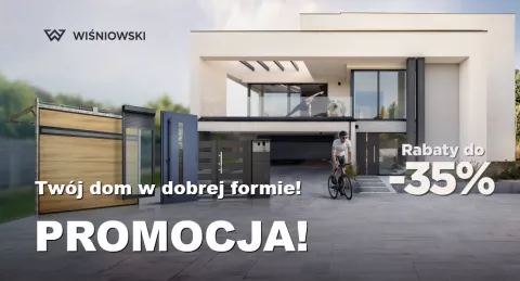 Dom w dobrej formie - promocja na bramy garażowe i ogrodzenia WIŚNIOWSKI